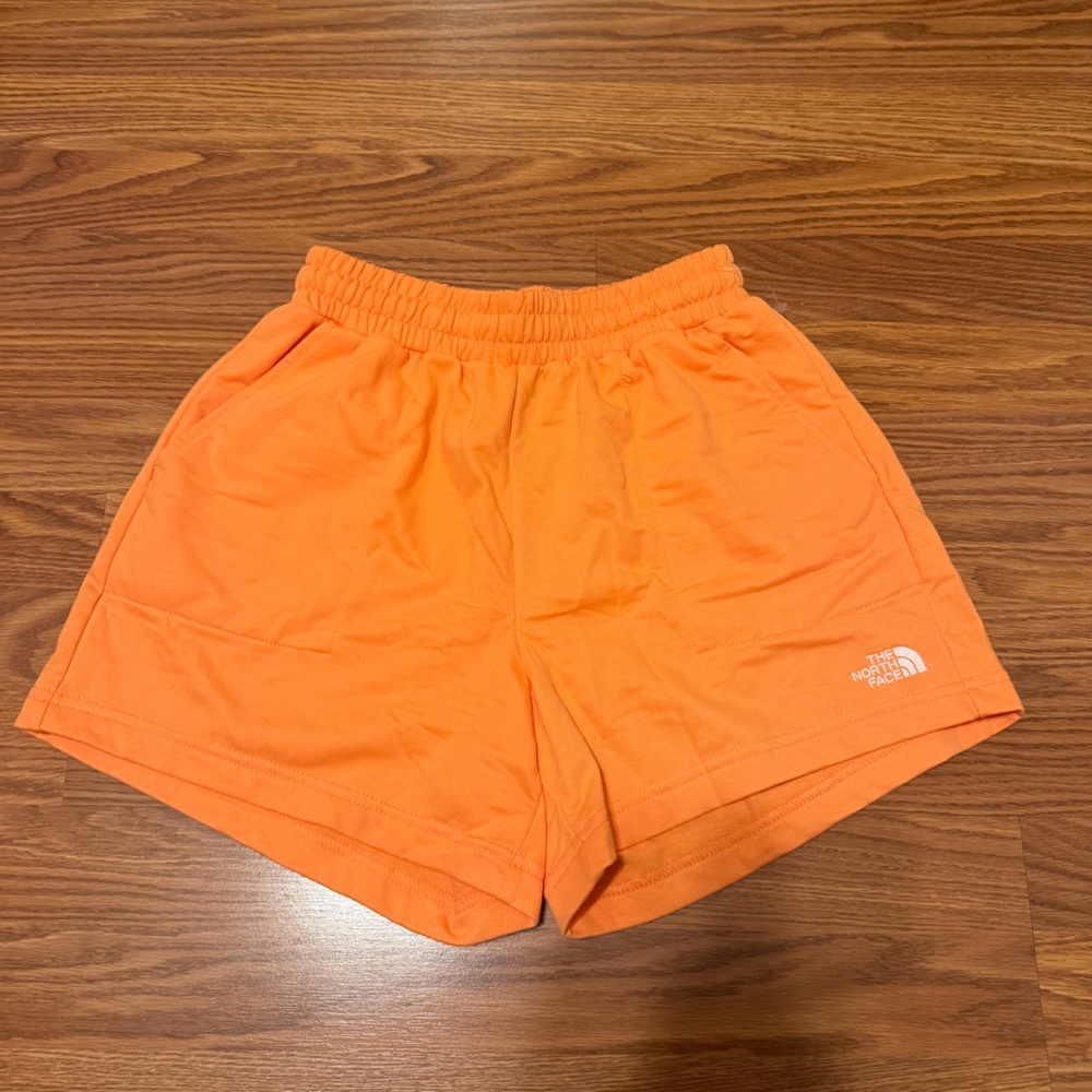 The North Face Bright Orange Elastic Waist Shorts